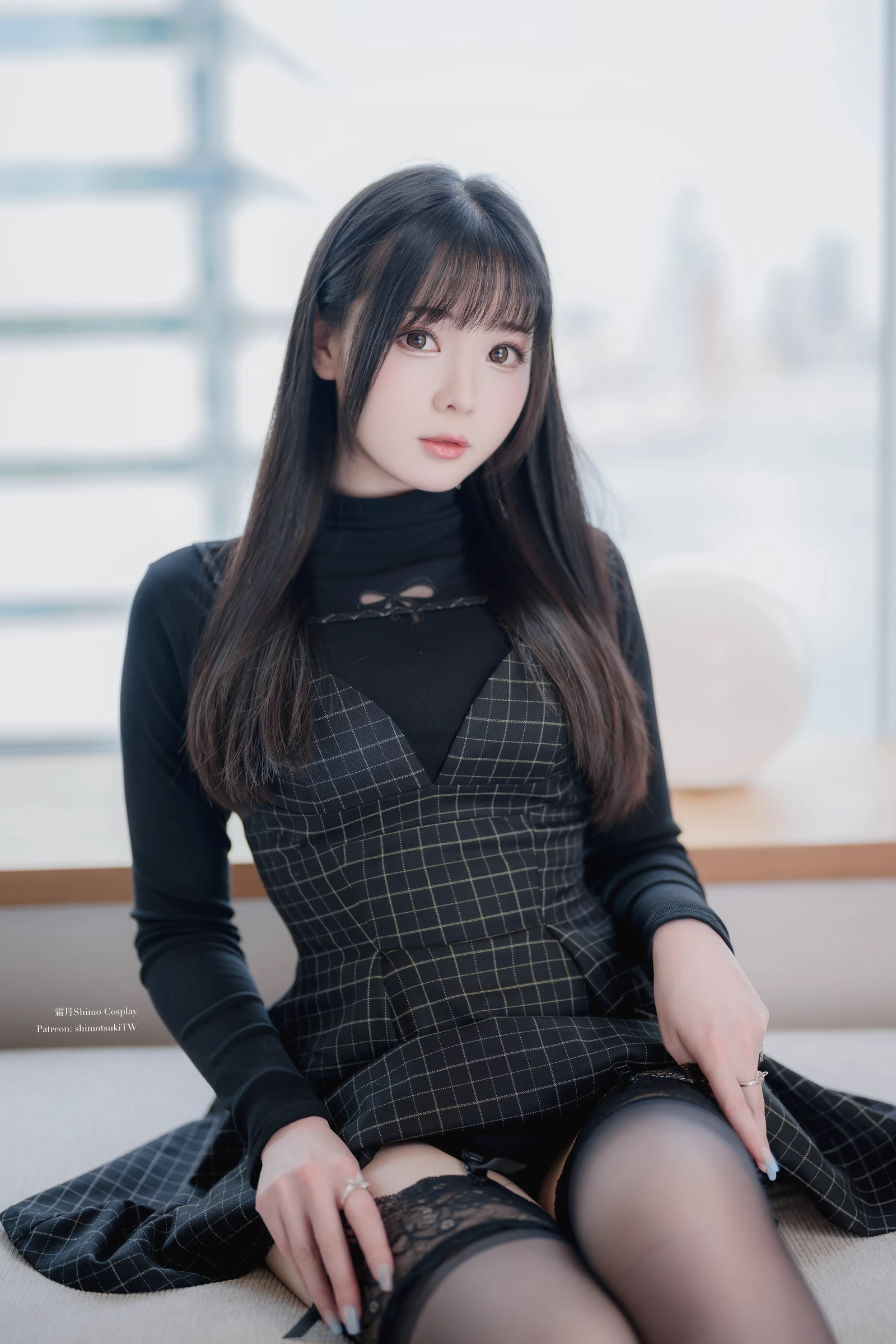 图片[3]-微博妹纸霜月shimo 日本饭店黑私服 30P-COS世界